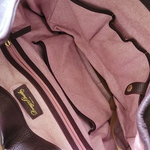 Purple Dooney and Bourke Logo Lock Hobo bag